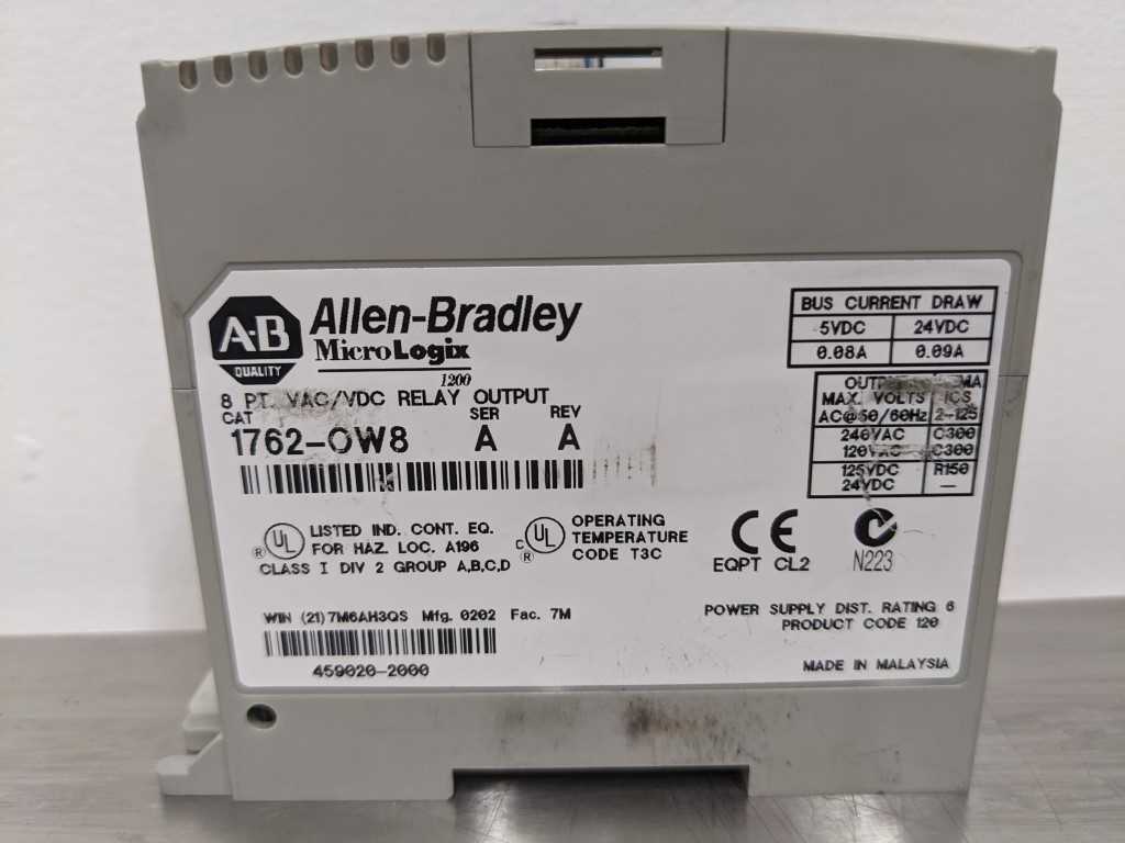 Used Excellent Allen Bradley Ow Micrologix Point Vac Vdc