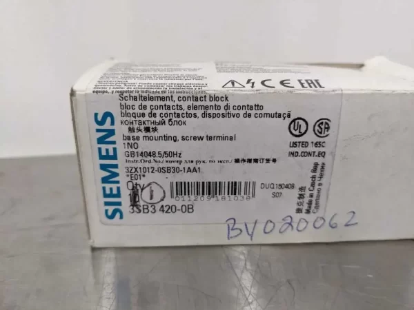 3SB3 420-0B, Siemens, Contact Block