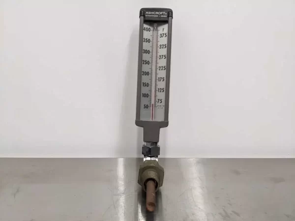 Every-Angle Thermometer, Ashcroft, 1" npt, 3" probe, 7" display