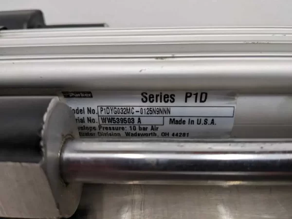 P5E-J032FGT0100, Parker, Pneumatic Guided Cylinder Slide