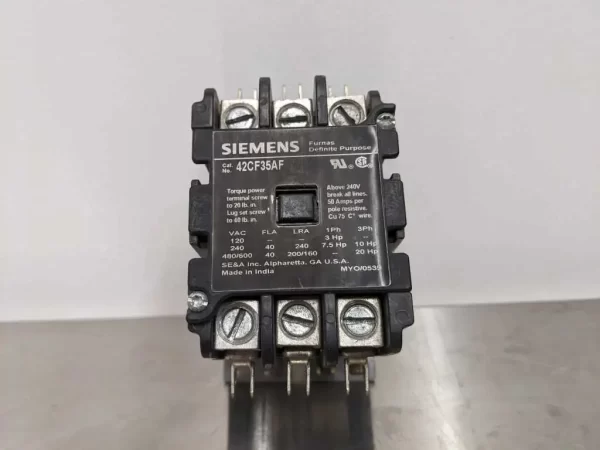 42CF35AF, Siemens, Definite Purpose Contactor