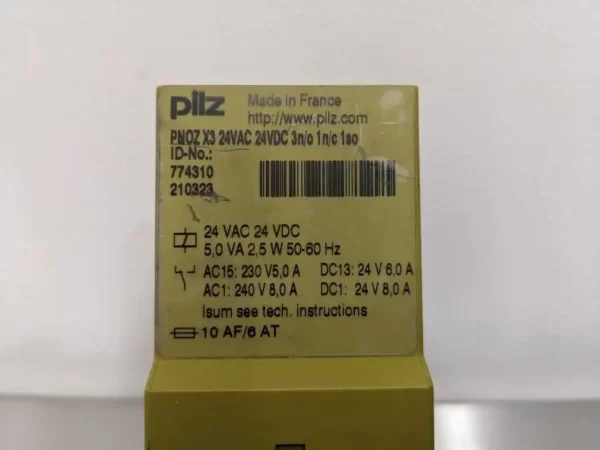 PNOZ X3 24VAC 24VDC 3n/o 1n/c 1so, Pilz, Safety Relay, 774310