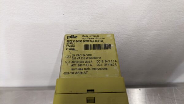 PNOZ X3 24VAC 24VDC 3n/o 1n/c 1so, Pilz, Safety Relay 2621 6 Pilz PNOZ X3 24VAC 24VDC 3n o 1n c 1so 1