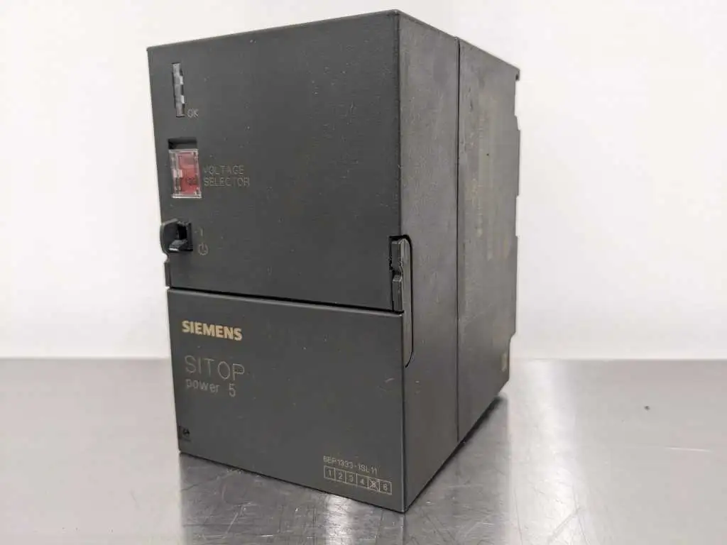 Siemens 6EP1 333-1SL11 Power Supply 120/230VAC 1.3/2.2A to 24VDC 5A