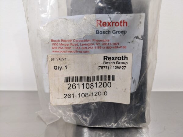 2611081200, Rexroth, Pneumatic Valve 2627 1 Rexroth 2611081200