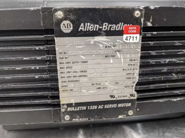 1326AB-B505C-21-25208A, Allen-Bradley, Servo Motor