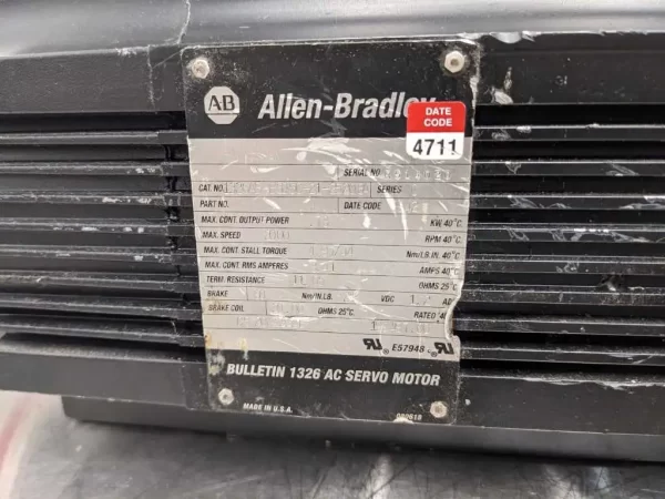 1326AB-B505C-21-25208A, Allen-Bradley, Servo Motor