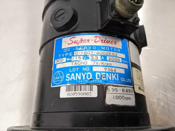 C-160T-4002E52, Sanyo Denki, DC Servo Motor