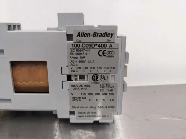 100-C09D-400, Allen-Bradley, Contactor