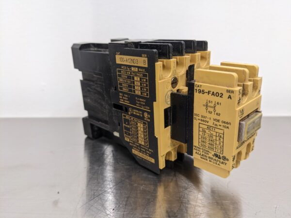 100-A12ND3 and 195-FA02, Allen-Bradley, Contactor and Overload Relay 2688 1 Allen Bradley 100 A12ND3 and 195 FA02