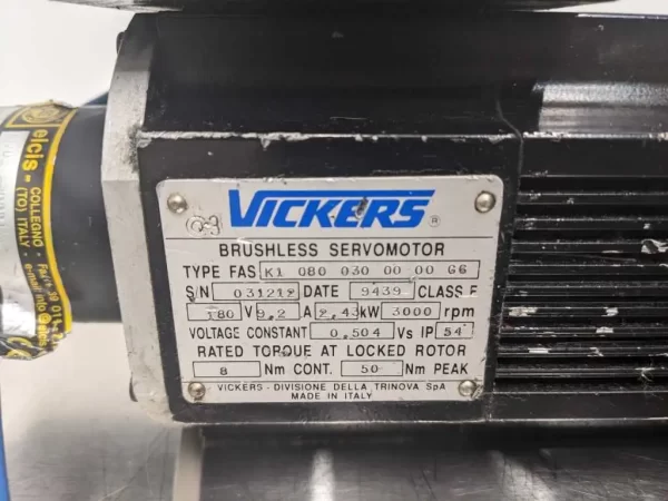 K1-080-00-00-G6, Vickers, Brushless Servomotor