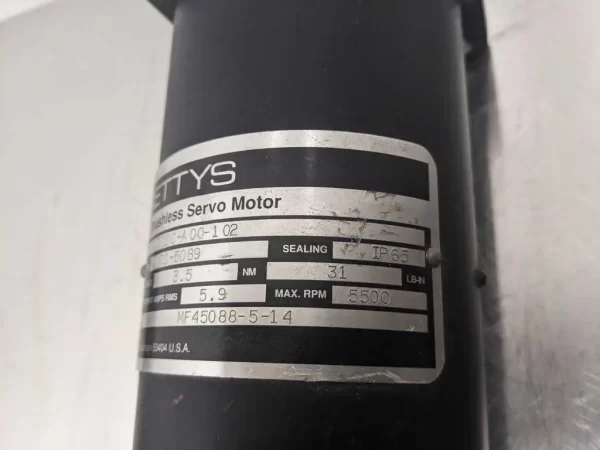 M312C-A00-102, Gettys, DC Brushless Servomotor