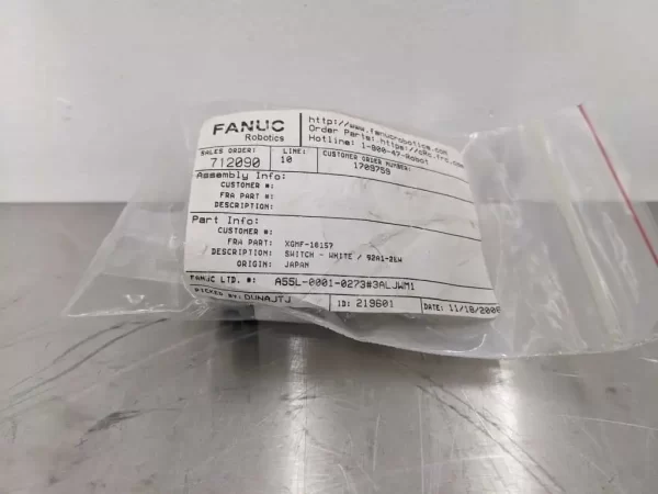 A55L-0001-0273#3ALJWM1, Fanuc, White Switch and Light