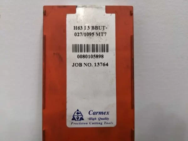 H63 I 3 BBUT-027/1095 MT7, Carmex, Carbide Threading Insert