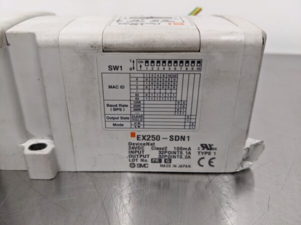 EX250-SDN1, SMC, Solenoid Valve Manifold Block 2761 10 SMC EX250 SDN1