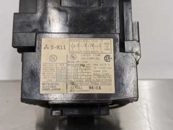 S-K11, Mitsubishi, Contactor Relay