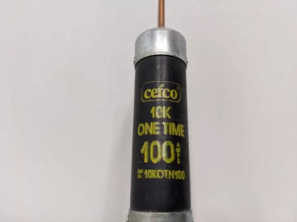 10KOTN100, cefco, One-Time Fuse Class H 250VAC