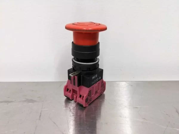 HW1B-V4F02-R, idec, Red E-Stop Pushbutton