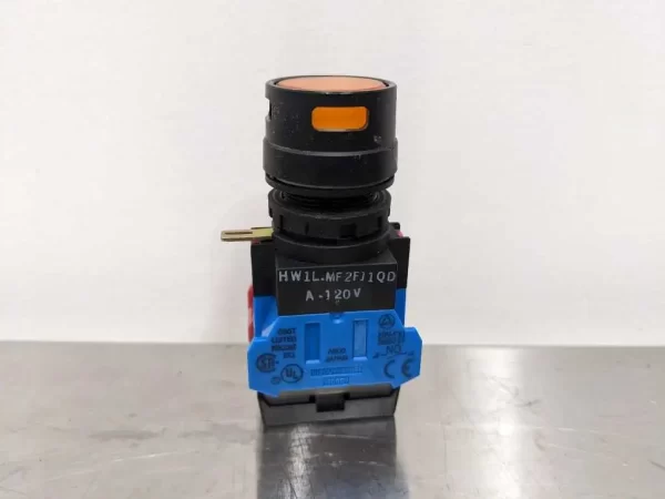 HW1L-MF-2F11QD-A-120V, idec, Orange Pushbutton