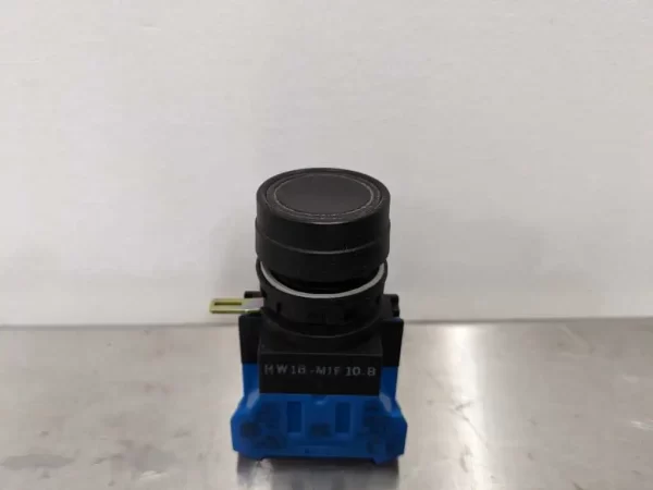 HW1B-M1F10-B, idec, Black Pushbutton