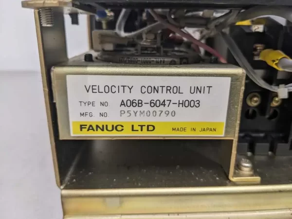 A06B-6047-H003, Fanuc, Velocity Control Unit