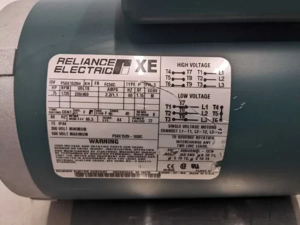 P56X1529H, Reliance, AC Industrial Motor