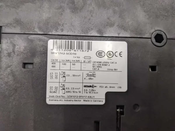 3RV1742-5CD10, Siemens, Circuit Breaker