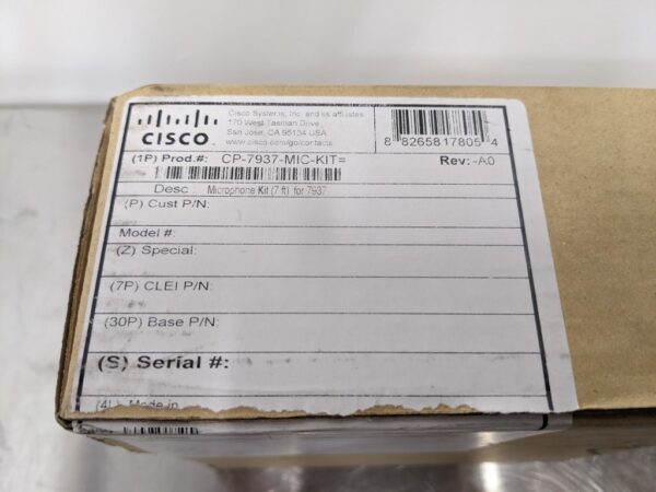 CP-7937-MIC-KIT, CISCO, Microphone Kit for IP Conference Phone 7937