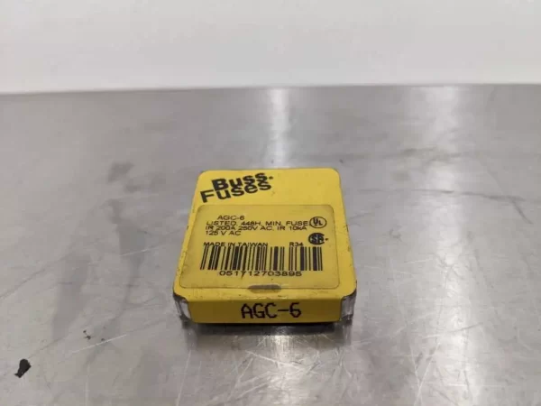 AGC-6, Bussmann, Fuses