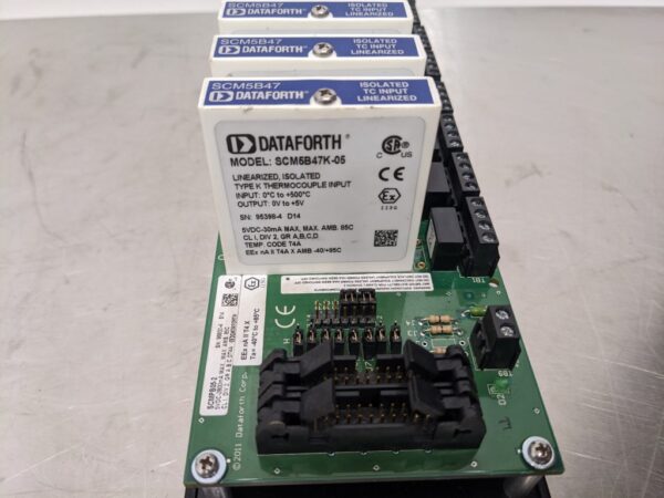 SCMPB05-2, Dataforth, Non-multiplexed 8 Channel Backpanel