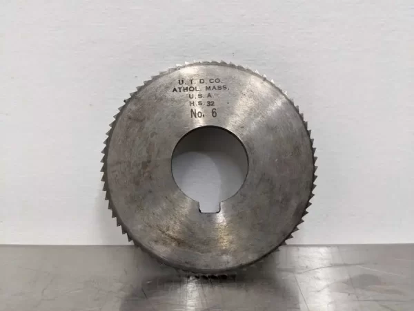 No 6 HS 32 2 3/4 x 1/8 x 1 72 Teeth, UTB Co, Milling Cutter