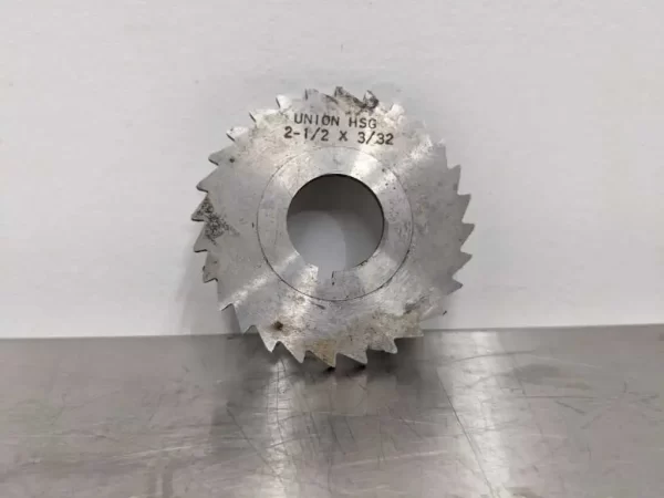 HSG 2 1/2 x 3/32 x 5/8 28 Teeth, Union, Milling Cutter