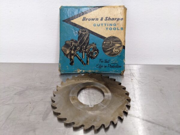 602C-4, Brown & Sharpe, Slitting Saw 2 1/2 Dia 3/32 Wide HS-Y-9C 2987 1 Brown and Sharpe 602C 4 1