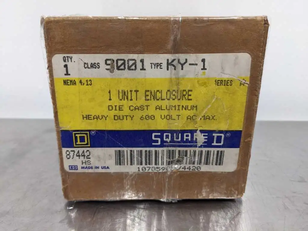 Square D 9001 KY-1 1 Unit Enclosure Die Cast Aluminum Heavy Duty 600 VAC Max