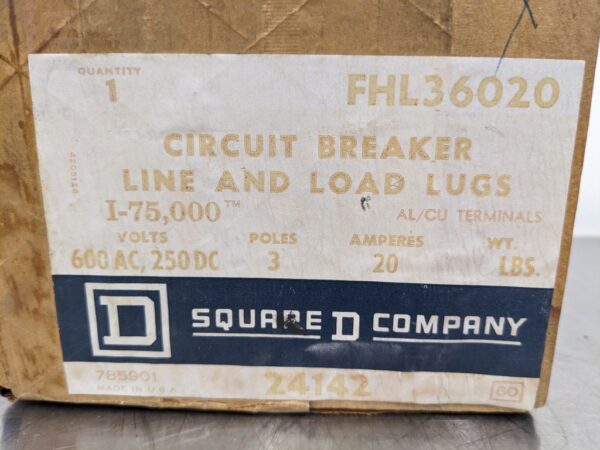 FHL36020, Square D, Circuit Breaker