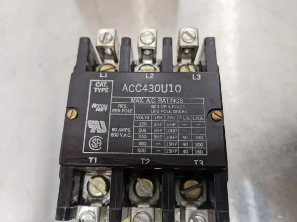 ACC-430-U-10, Arrow-Hart, Magnetic Contactor