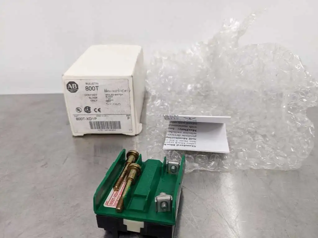 Allen-Bradley 800T-XD1P Contact Block Ser F Sealed Switch Green