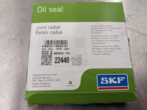 22446, SKF, Oil Seal 3079 4 SKF 22446 1