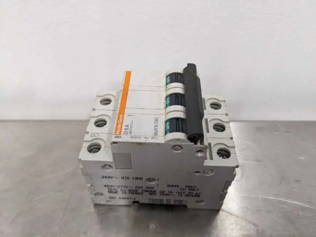 Merlin Gerin D6A Circuit Breaker Multi9 C60 3 Pole 24536