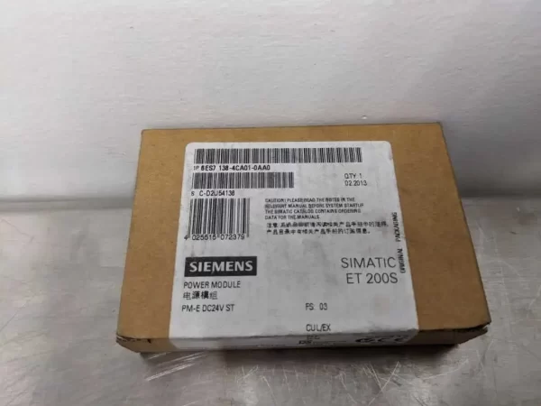 6ES7 138-4CA01-0AA0, Siemens, Power Module