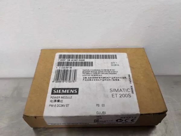 6ES7 138-4CA01-0AA0, Siemens, Power Module