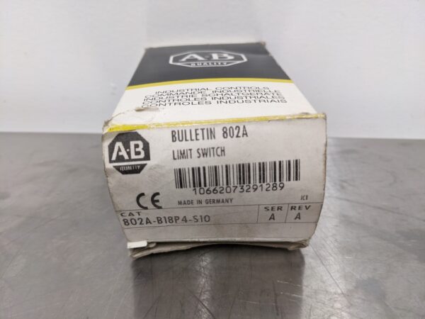 802A-B18P4-S10, Allen-Bradley, Limit Switch