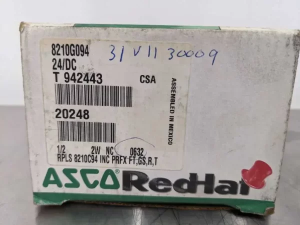 8210G094, ASCO, 1/2" Solenoid Valve