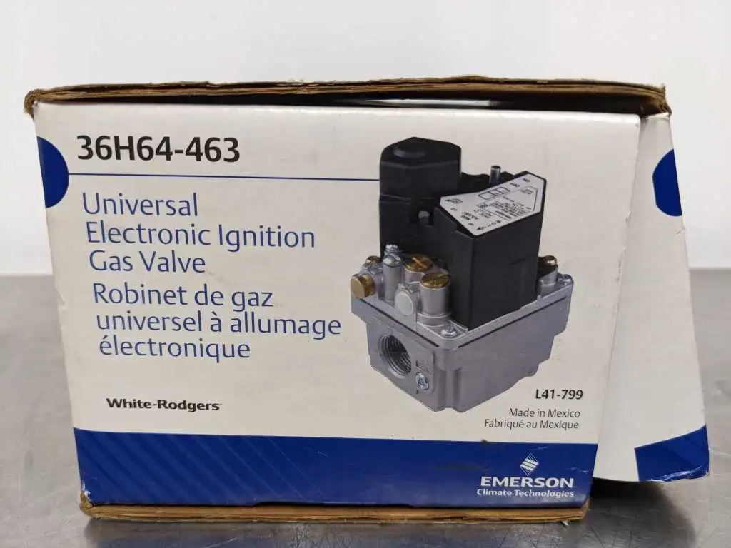 Emerson 36H64-463 Universal Electronic Ignition Gas Valve White-Rodgers