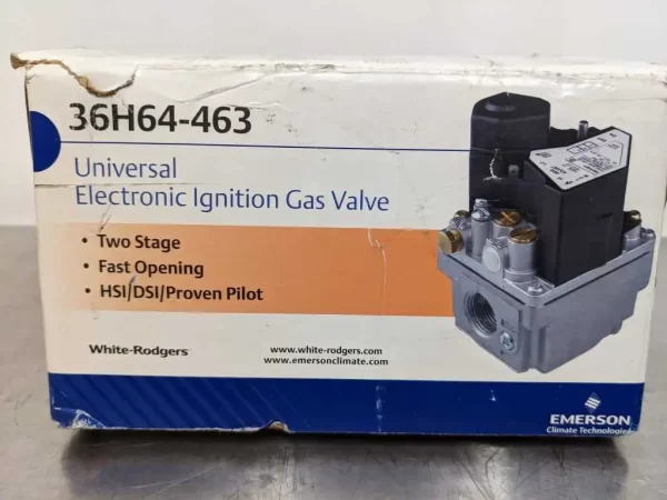 36H64-463, Emerson, Universal Electronic Ignition Gas Valve