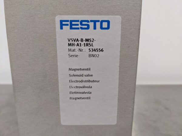 VSVA-B-M52-MH-A1-1R5L, Festo, Solenoid Valve