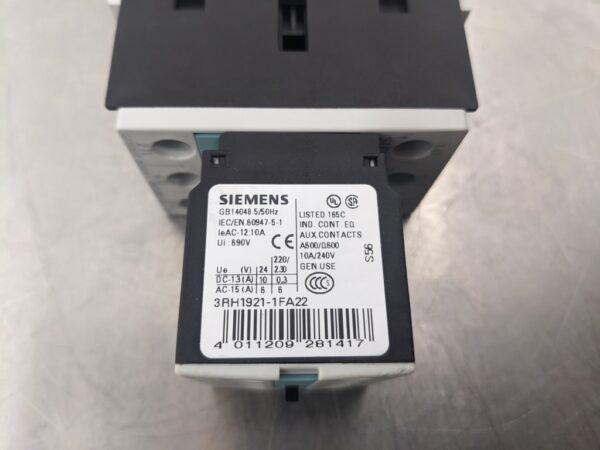 3RT1025-1BB40, Siemens, Power Contactor