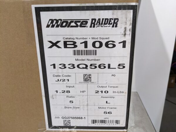 XB1061, Morse, Worm Gear Reducer 3215 7 Morse XB1061 1