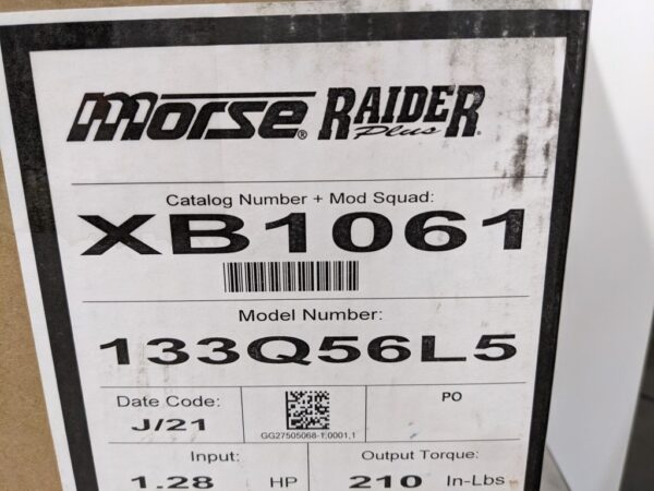 XB1061, Morse, Worm Gear Reducer 3215 8 Morse XB1061 1