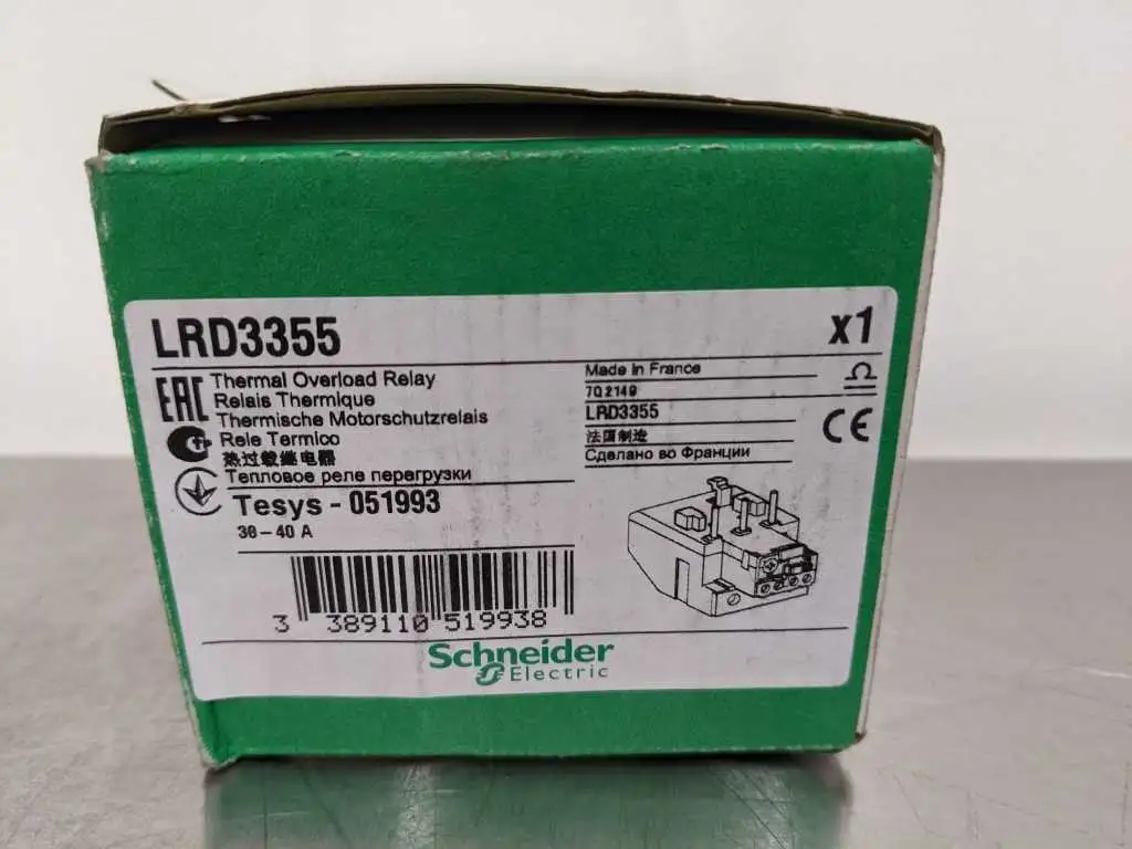 Schneider Electric LRD3355 Thermal Overload Relay Tesys-051993 30-40A